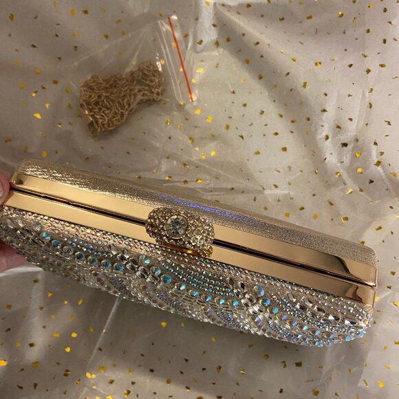 Lauren Lorraine crystal evening clutch — a luxury-style handbag - Picture 3 of 5